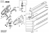 Bosch 3 600 H47 C01 Easy Hedgecut 55 Hedge Trimmer 230 V / Eu Spare Parts